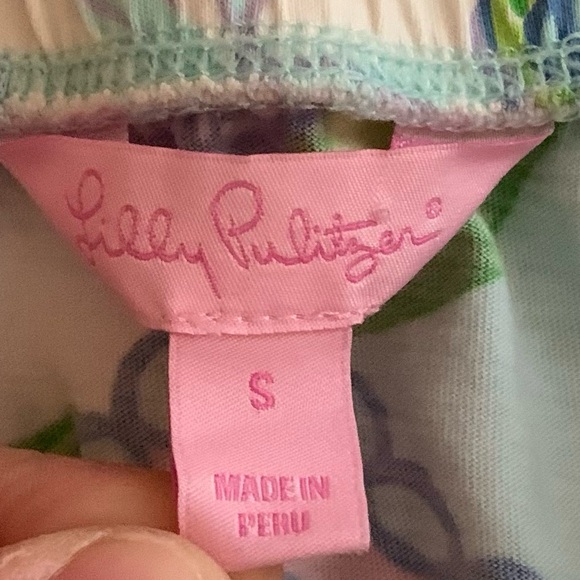 LILLY PULITZER Windsor Strapless Dress Multi Conch Republic 100% Cotton Small - Picture 9 of 13